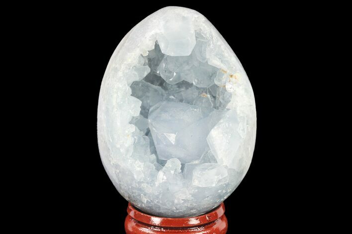 Crystal Filled, Celestine (Celestite) Egg - Madagascar #134614